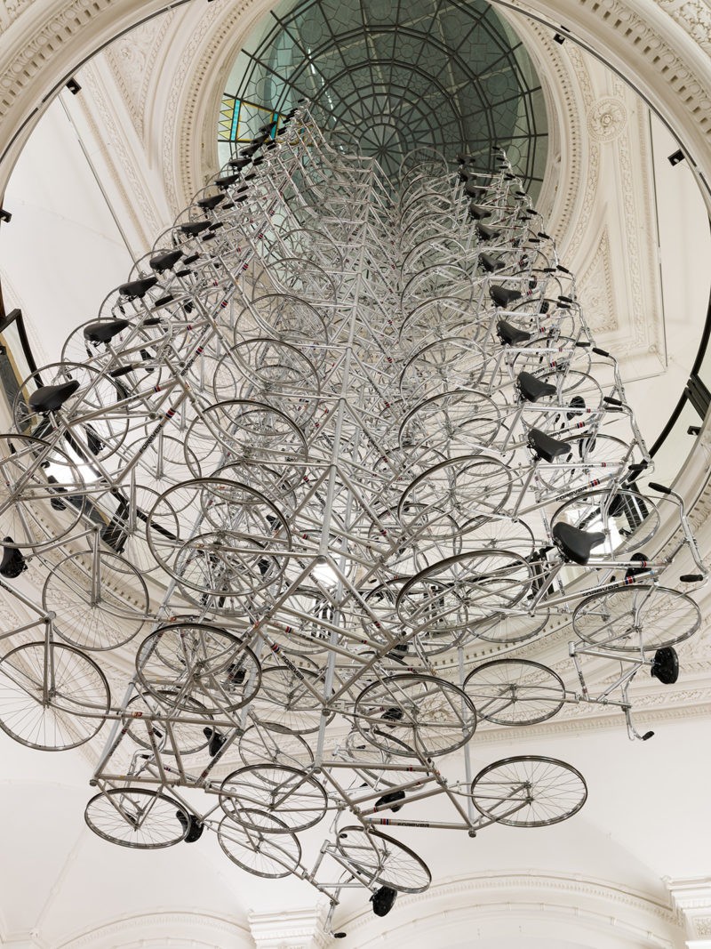 Ai Weiwei - Forever Bicycles, installation view, Martin- Gropius-Bau, Berlin, 2014