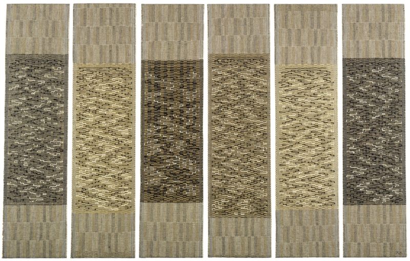Anni Albers - Six Prayers, 1966-1967, Cotton/linen, bast/silver, Lurex 186,1 x 297,2 cm