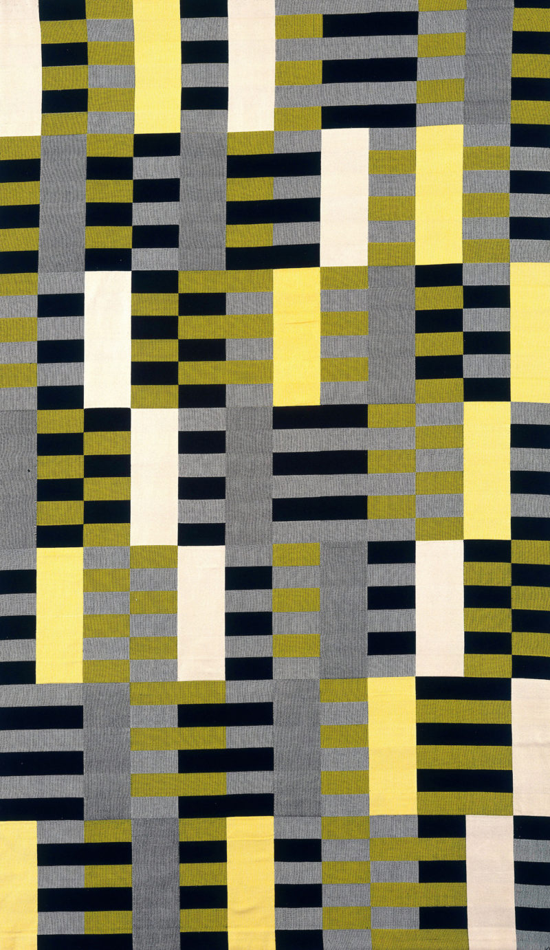 Anni Albers - Wall Hanging, 1926, mercerized cotton, silk, 203,2 x 120,7 cm