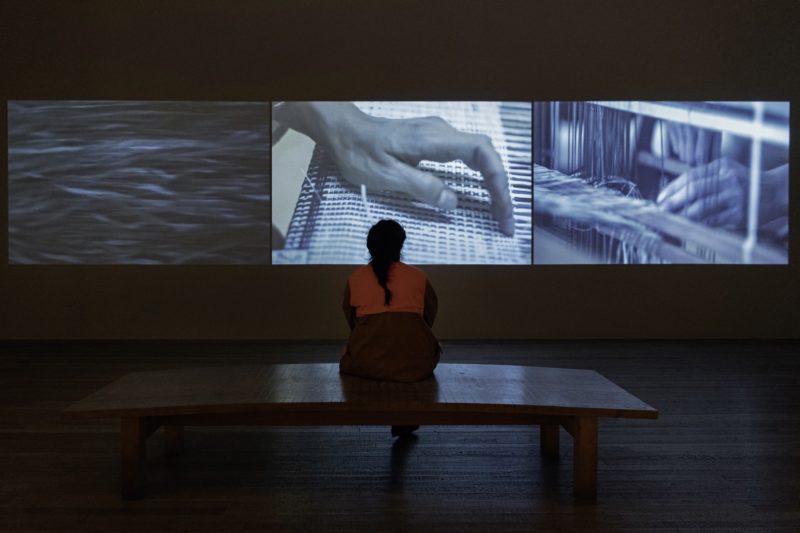 Anni Albers installation view at the Tate Modern, 2018-2019