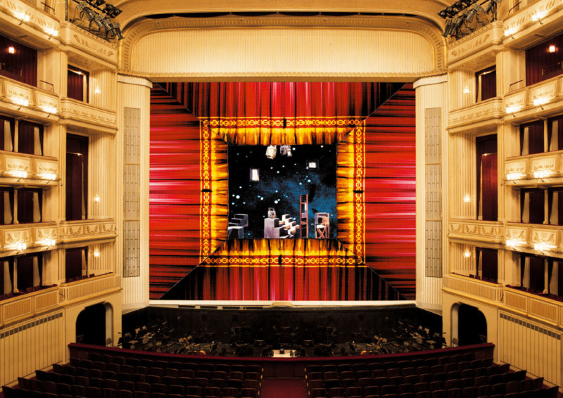 Giulio Paolini - Eiserner Vorhang (Safety Curtain), 2002-2003, Vienna State Opera, Vienna, Austria 1