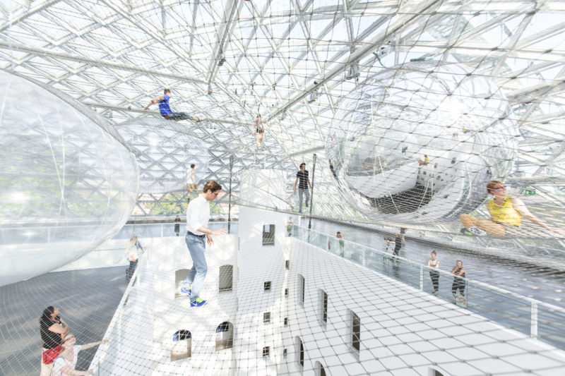 Tomás Saraceno – In Orbit, 2013, permanent installation, Kunstsammlung Nordrhein-Westfalen, K21 Ständehaus, Düsseldorf