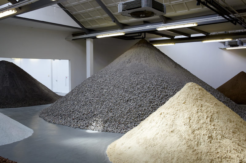 Lara Almarcegui - Installation view at TENT Rotterdam, Netherlands, 2011