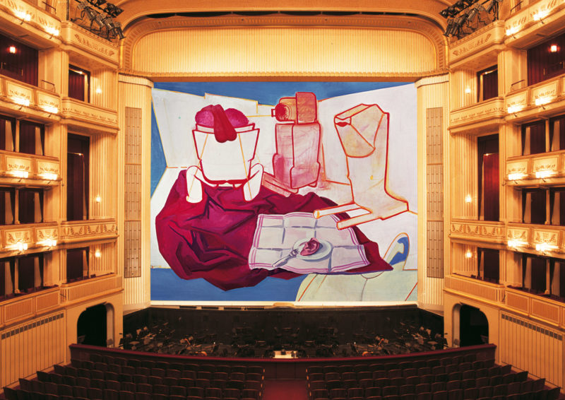 Maria Lassnig - Frühstück mit Ohr (Breakfast with Ear), 2005-2006 Frühstück mit Ohr (Breakfast with Ear), 2005-2006, Vienna State Opera, Vienna, Austria 1