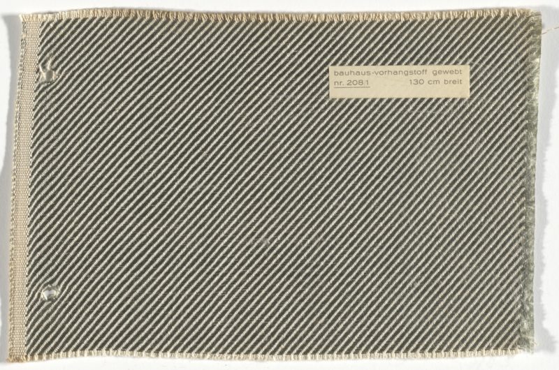 Otti Berger - Bauhaus Vorhangsstoffe Gewebt Gittertülle (Bauhaus curtain fabrics woven lattice tulle) (Textile sample book) c.1933, 17 x 23.5 cm (6 11:16 x 9 1:4 in.), photo moma