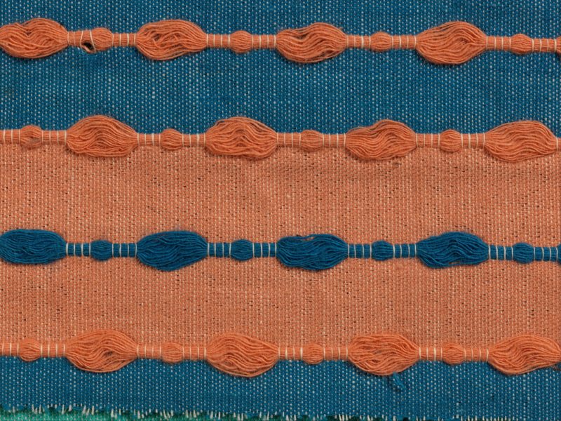 Otti Berger - Book (detail), mid 1930s, cotton, 9.5 x 24.1cm (3 3:4 x 9 1:2in.) metmuseum.org