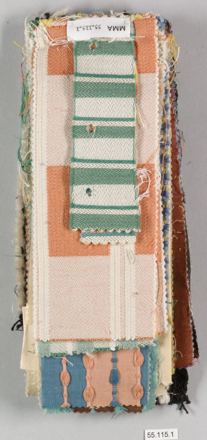 Otti Berger - Book, mid 1930s, cotton, 9.5 x 24.1cm (3 3:4 x 9 1:2in.) metmuseum.org