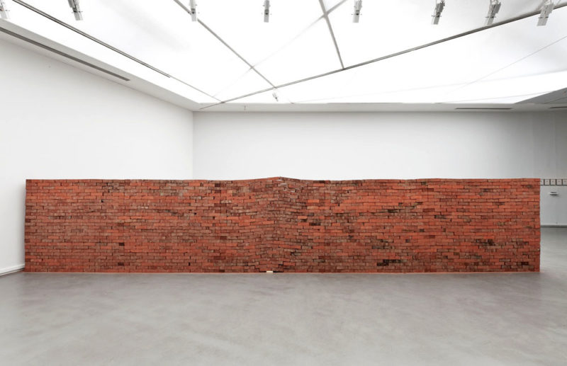 Jorge Mendez Blake - The Castle, 2007, Bricks, edition of Franz Kafka’s 'The Castle', 2300 x 1750 x 400 cm