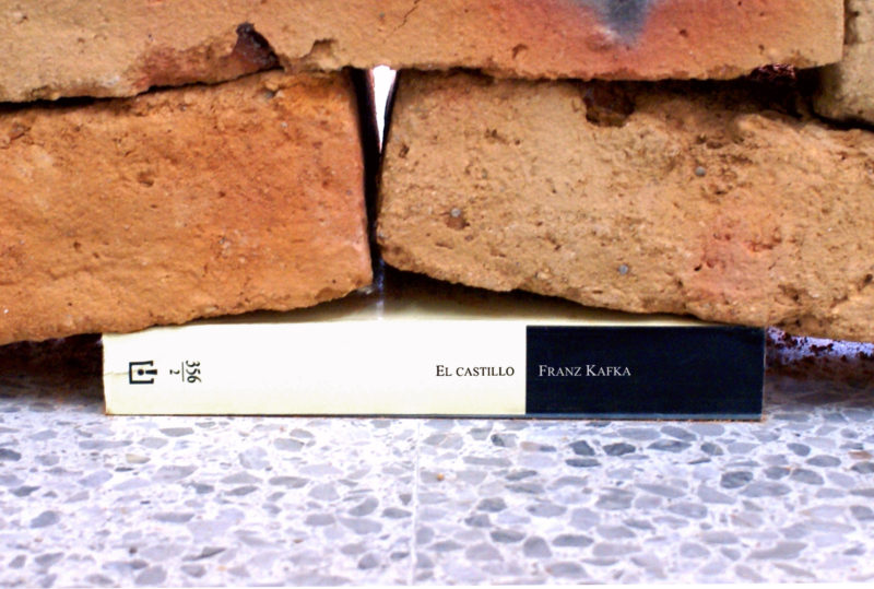 Jorge Mendez Blake - The Castle, 2007, Bricks, edition of Franz Kafka’s 'The Castle' (detail), 2300 x 1750 x 400 cm