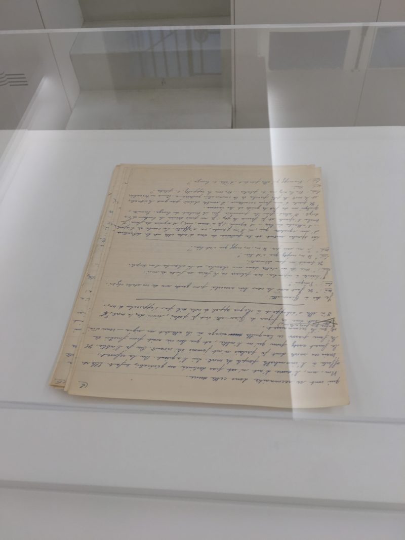 Alberto Giacometti - Institut Giacometti, Paris - letter
