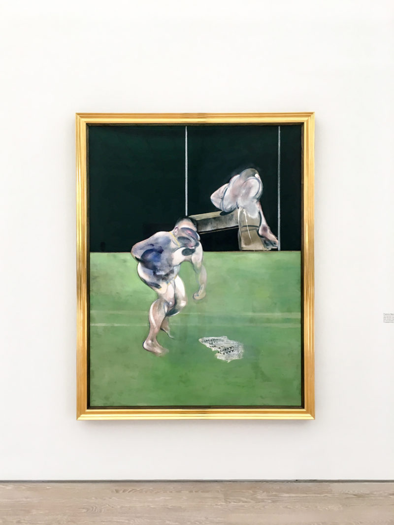 Francis Bacon - 1974 - 1975 Oil and dry transfer lettering on canvas 78 x 58 in. (198.1 x 147.3 cm), installation view