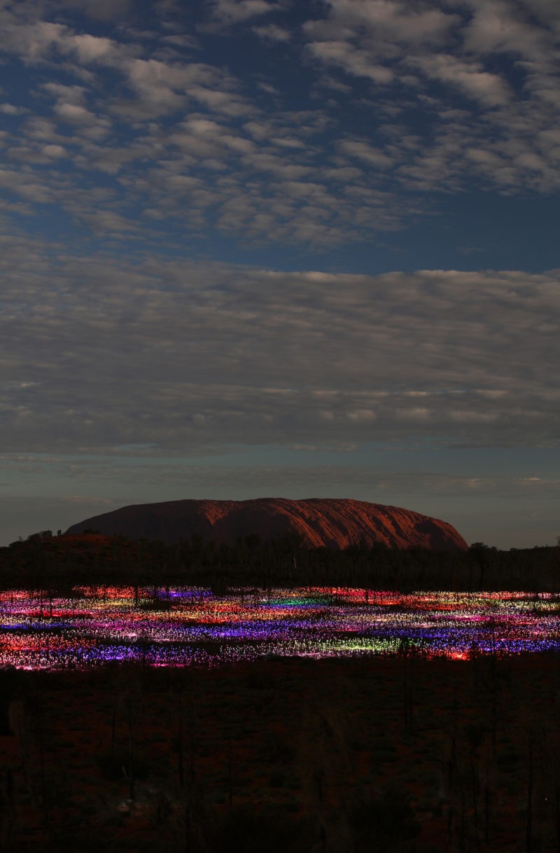 Bruce Munro - Field of Light, 50,000 spheres of light, 2016