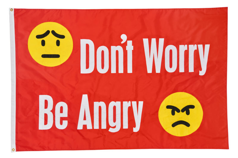 Jeremy Deller - Don't Worry Be Angry, 2017