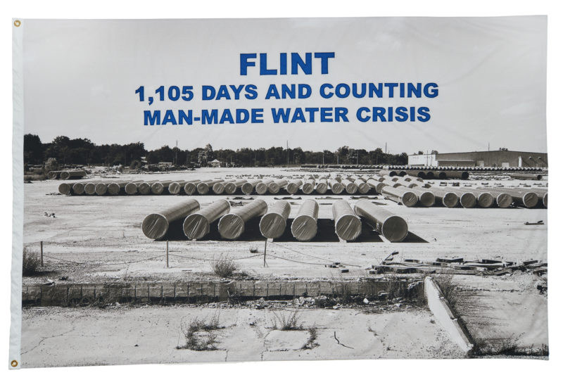 LaToya Ruby Frazier - FLINT, 1,105 Days and Counting Man-Made Water Crisis, 2017