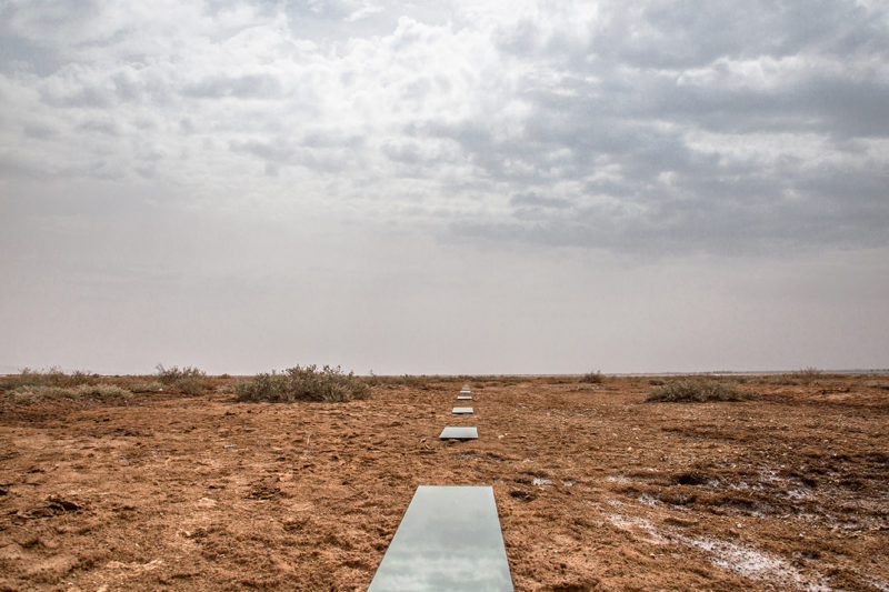 Shirin Abedinirad - The Sky is Mine, 2019, installation view, Semnan, Iran