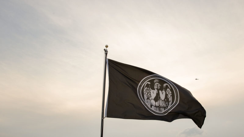 Trevor Paglen - Weeping Angel, 2017, flag for Creative Time