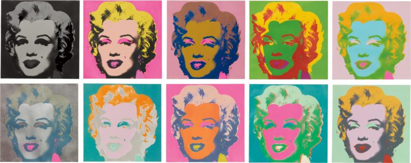 Andy Warhol - Marilyn Monroe, 1967. portfolio of screenprints on paper, in 10 parts. each 91.4 x 91.4 cm