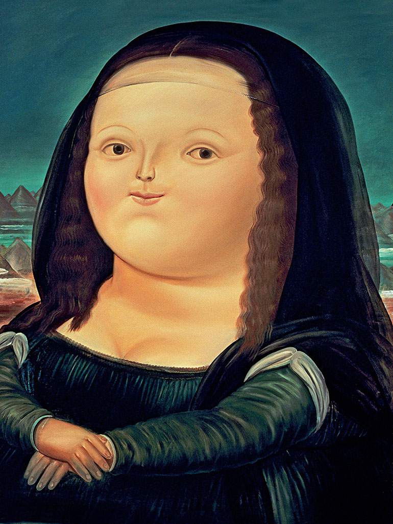 Fernando Botero – Mona Lisa, 1978, 183 x 166 cm, feat