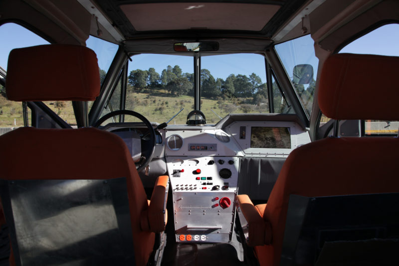 Interior of cabin of SEFT-1 Abandoned Railways Exploration Probe by Ivan Puig and Andres Padilla Domene