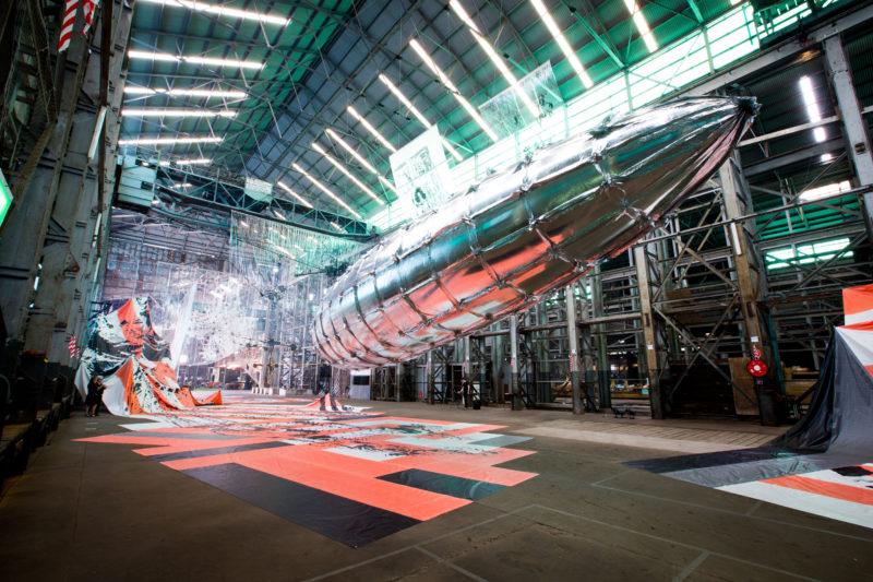 Lee Bul - Willing To Be Vulnerable, 2015–2016, Cockatoo Island, Sydney, Australia, photo Ben Symons:Biennale of Sydney)