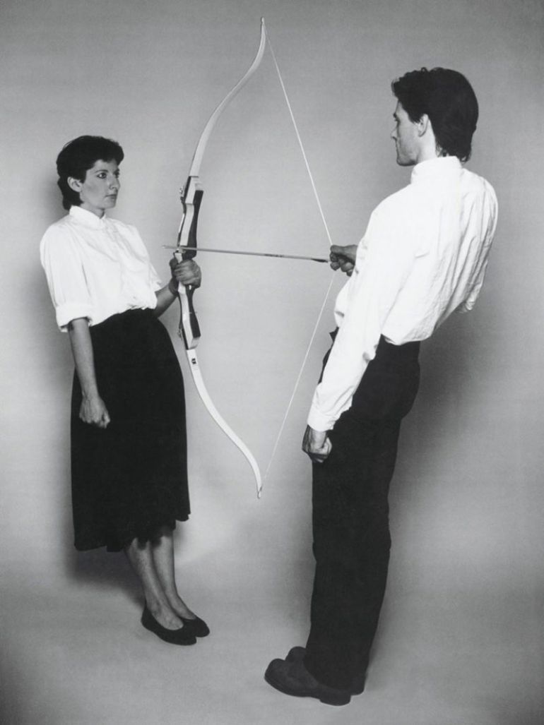 Marina Abramović & the arrow that could have easily taken her life