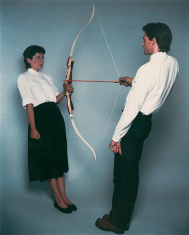 Marina Abramović & Ulay – Rest Energy, 1980