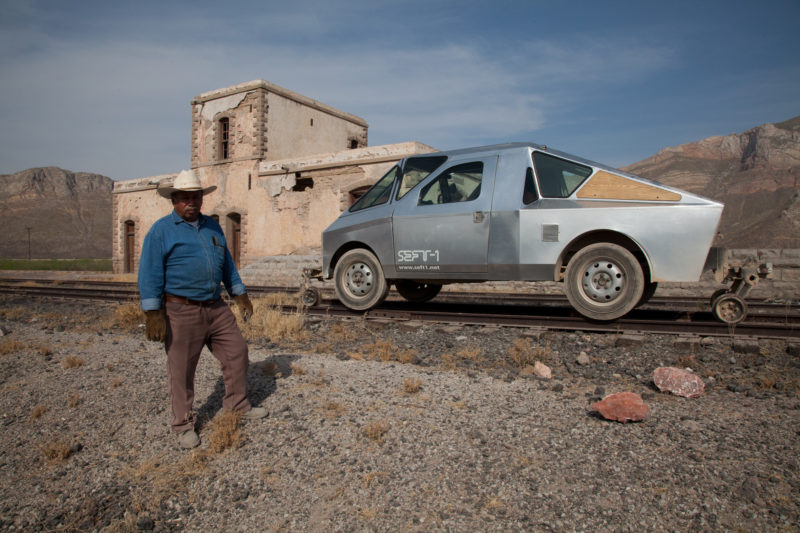 SEFT-1 Abandoned Railways Exploration Probe by Ivan Puig and Andres Padilla Domene, in la Loma station in Lerdo, Durango