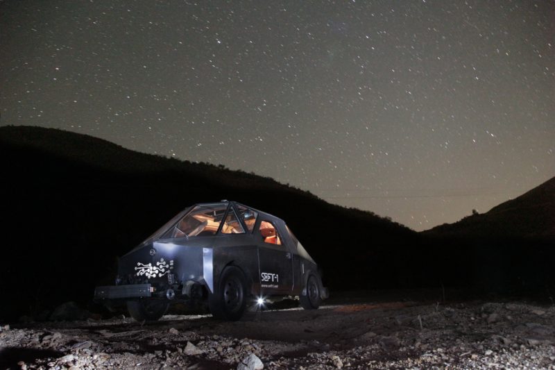 SEFT-1 Abandoned Railways Exploration Probe by Ivan Puig and Andres Padilla Domene, under the stars of Taviche