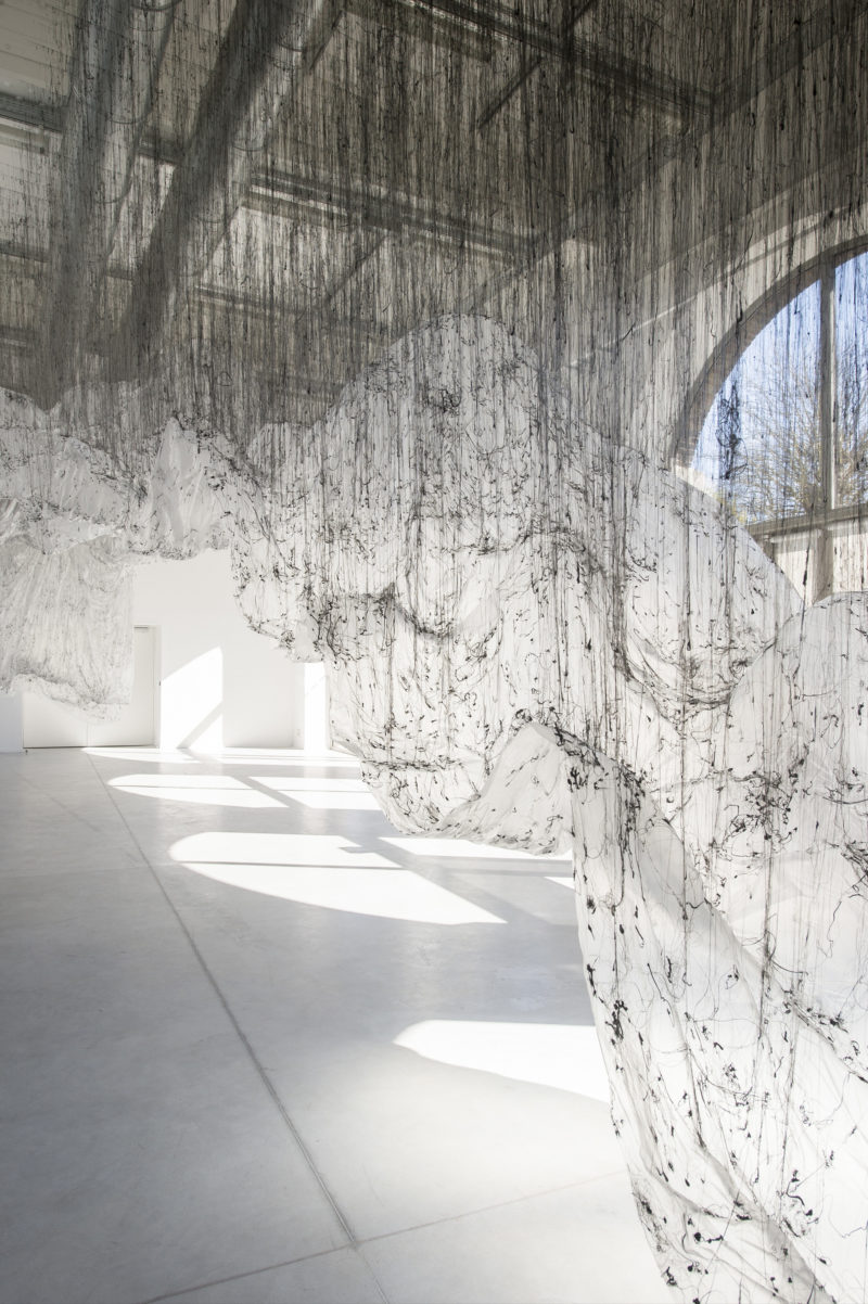 Yasuaki Onishi - Reverse of Volume FC, 2015, glue, plastic sheet, other, Frac Centre, Orleans, France, 2015