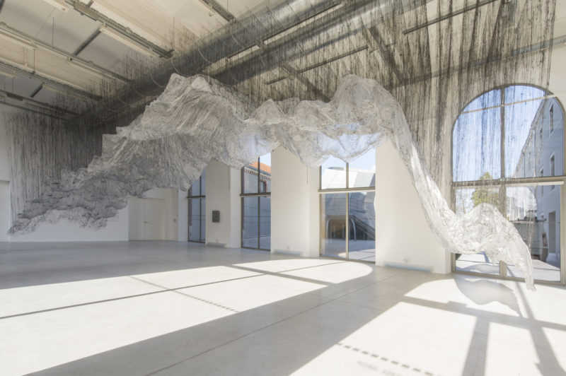 Yasuaki Onishi - Reverse of Volume FC, 2015, glue, plastic sheet, other, Frac Centre, Orleans, France, 2015