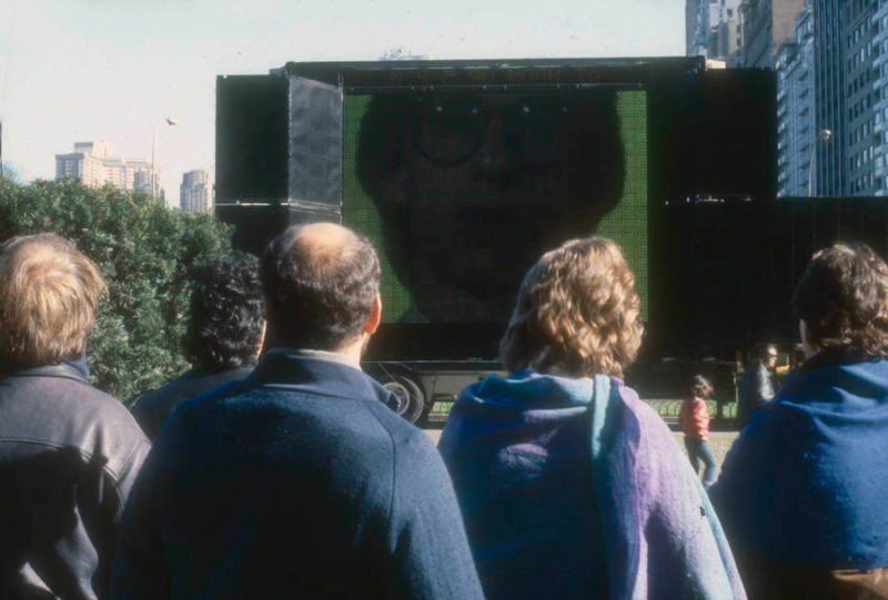 Jenny Holzer - Sign on a Truck, Nov 3-5, 1984 at Grand Army Plaza, New York