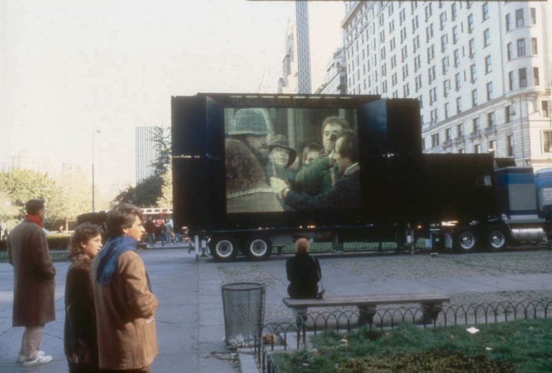 Jenny Holzer - Sign on a Truck, Nov 3-5, 1984 at Grand Army Plaza, New York