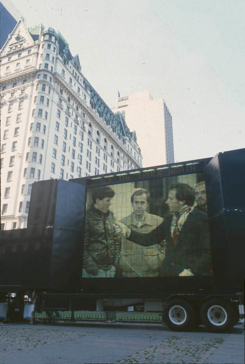 Jenny Holzer - Sign on a Truck, Nov 3-5, 1984 at Grand Army Plaza, New York