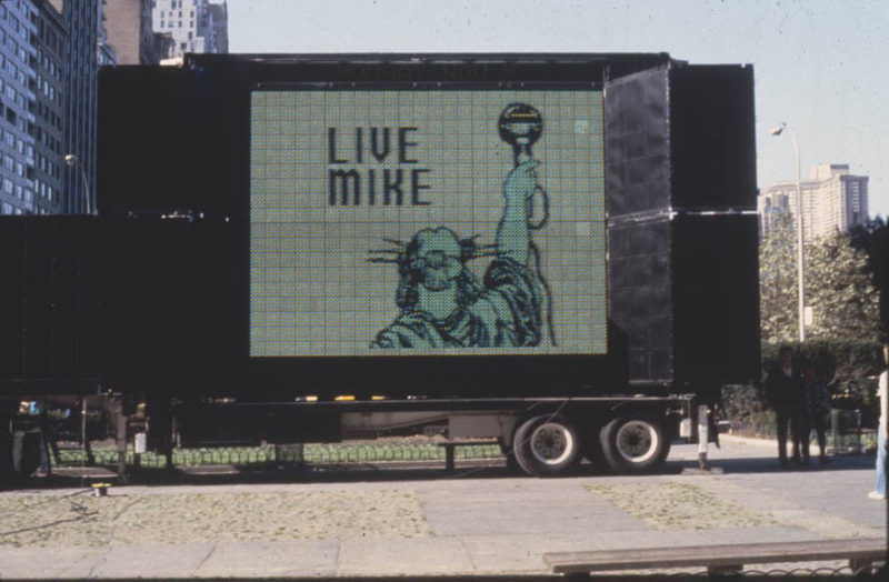 Jenny Holzer - Sign on a Truck, Nov 3-5, 1984 at Grand Army Plaza, New York