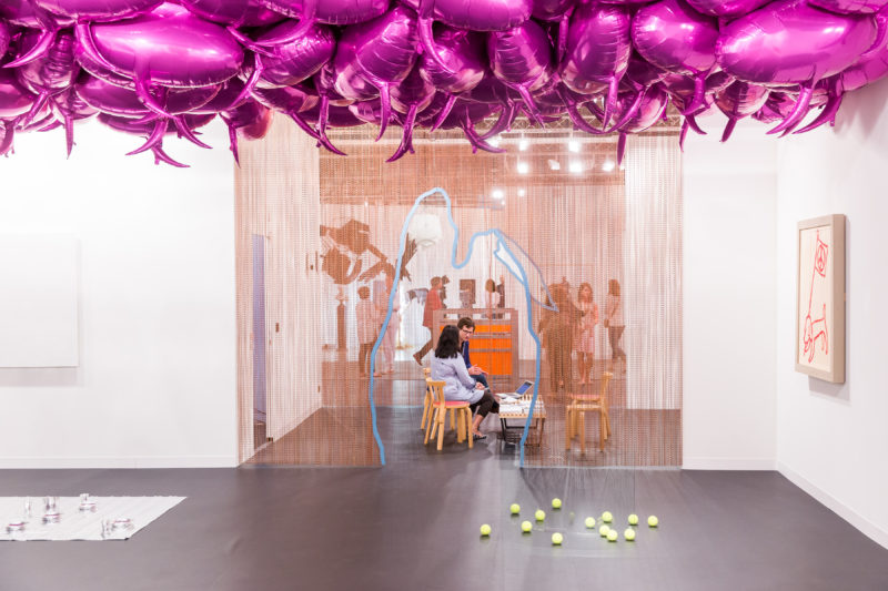 Philippe Parreno - Speech Bubbles (Fuchsia), Art Basel Miami Beach 2015, Esther Schipper 1