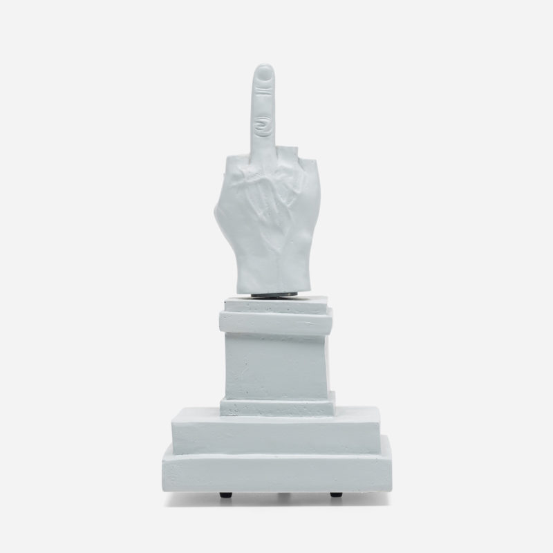 Maurizio Cattelan - L.O.V.E. music box, 2014, composite plastic, 11 x 11 x 21 cm (4¼ x 4¼ x 8¼ in)