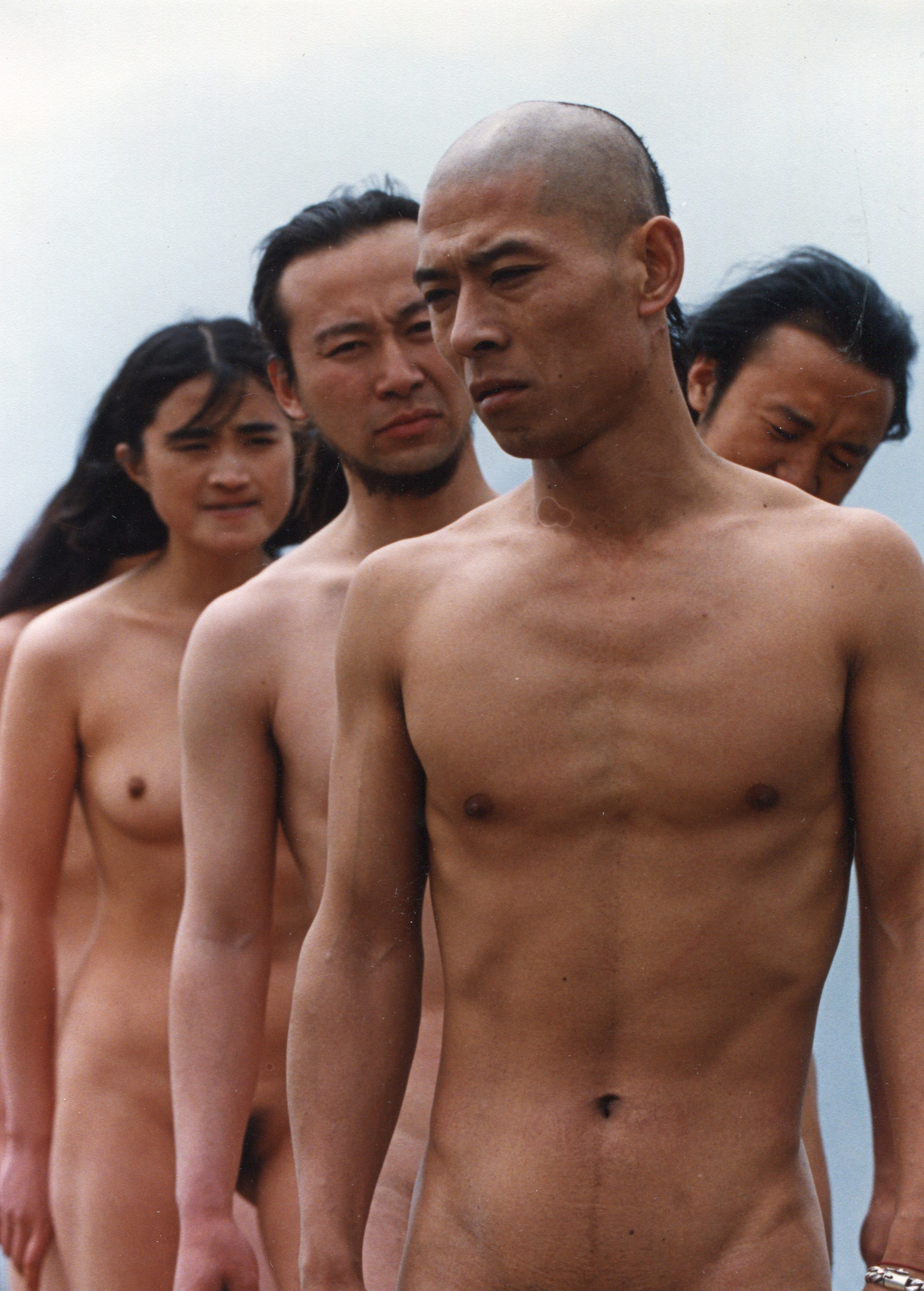 Zhang Huan's iconic performance: A small mountain of naked people