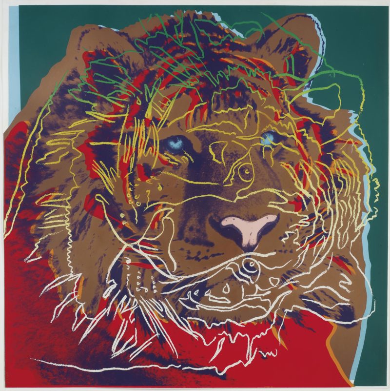 Andy Warhol - Siberian Tiger, 1983, screenprint, 96,5 x 96,2 cm (38 x 37 7/8 in.)