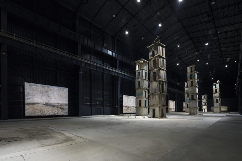 Anselm Kiefer - Installation view of the exhibition The Seven Heavenly Palaces 2004-2015, Pirelli HangarBicocca, Milan, Italy, 2015