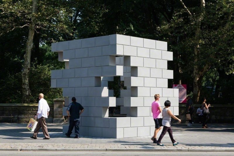 Iran do Espírito Santo – Playground, concrete, 411,5 x 411,5 x 411,5 cm (162 x 162 x 162 in), Doris C. Freedman Plaza, New York, 2013-2014