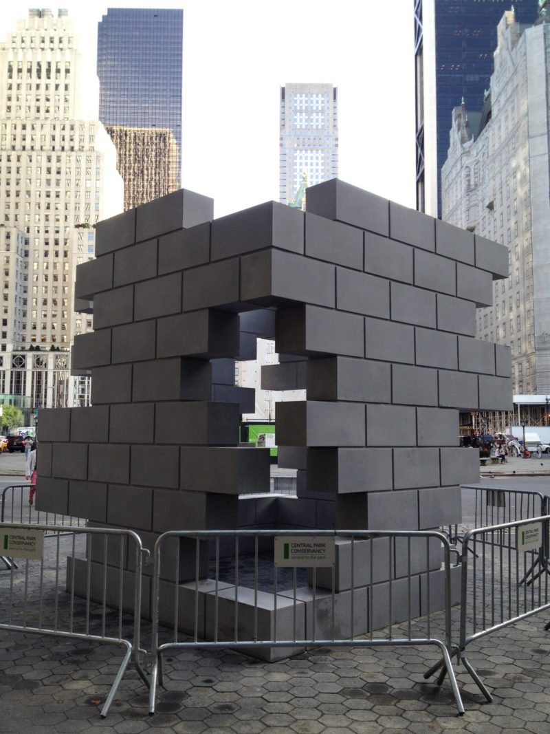 Iran do Espírito Santo – Playground, concrete, 411,5 x 411,5 x 411,5 cm (162 x 162 x 162 in), Doris C. Freedman Plaza, New York, 2013-2014