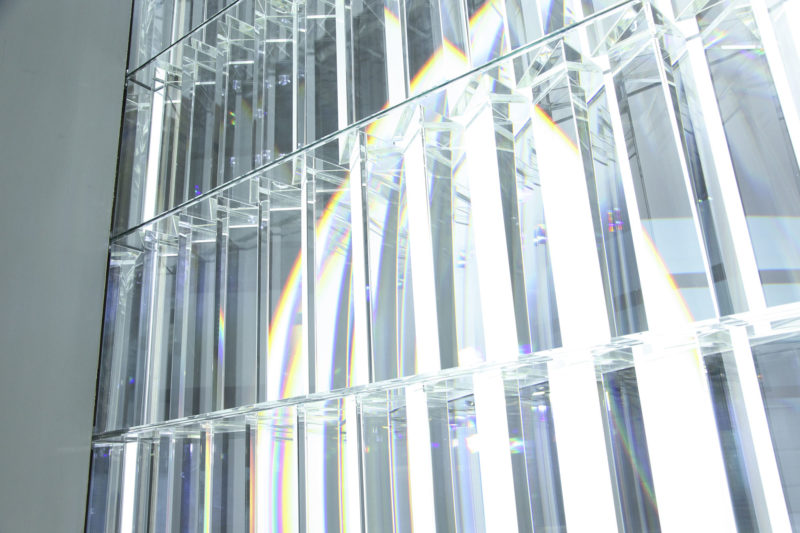 Tokujin Yoshioka - Rainbow Church crystals close-up