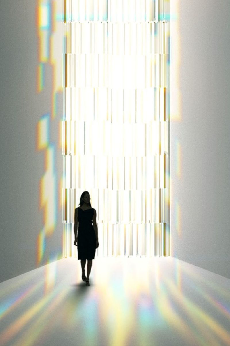 Tokujin Yoshioka - Rainbow Church installation view