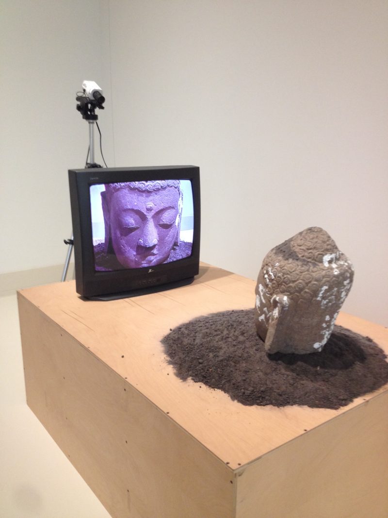 1974/1997 - Nam June Paik - Buddha Watching TV, 1974:1997 Virginia Museum of Fine Arts
