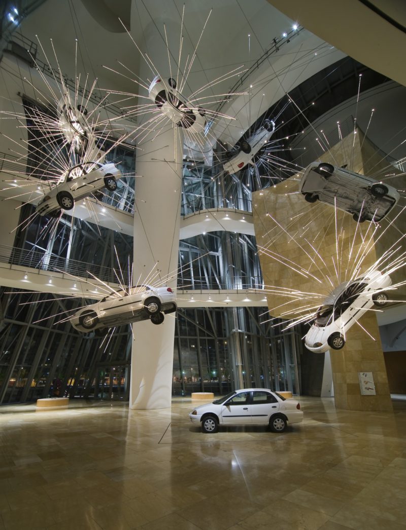 Cai Gao-Qiang – Inopportune - Stage One, 2004, Guggenheim Museum, Bilbao