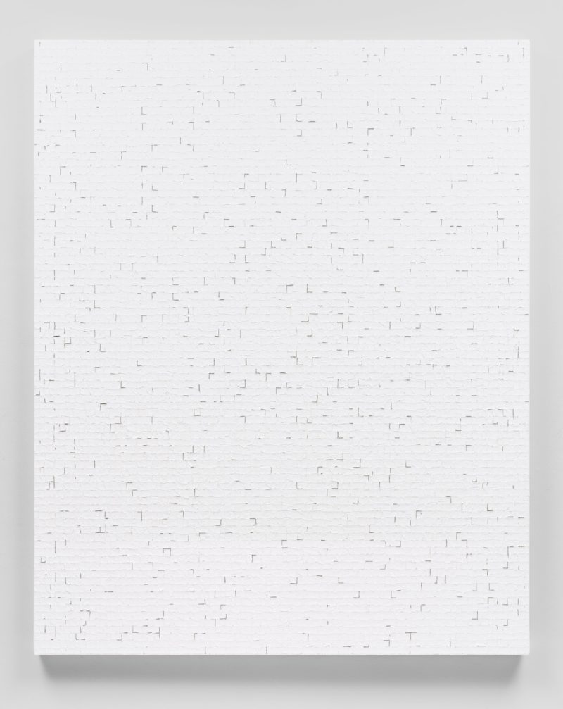 Chung Sang-hwa (정상화) - <em>Untitled 013-11-20</em>, 2013, acrylic on canvas, 162.2 x 130.3 cm