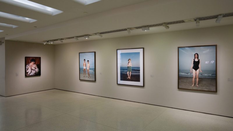 Installation view of Beach Portaits by Rineke Dijkstra at Family Pictures, Solomon R. Guggenheim Museum, New York, February 9 – April 16, 2007