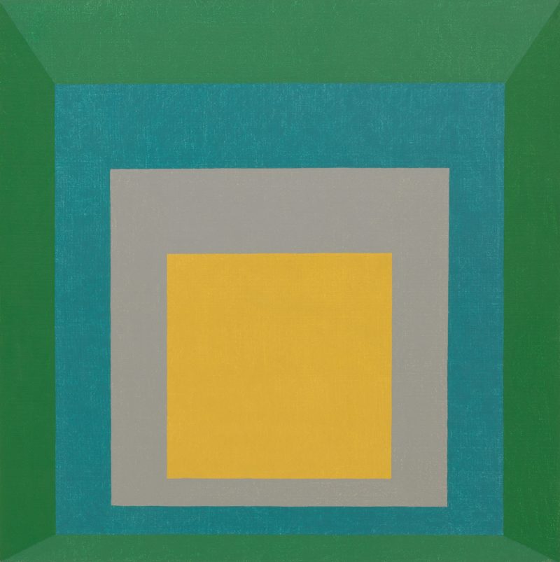Josef Albers - Homage to the Square- Apparition, 1959, oil on masonite, 120.6 x 120.6 cm (47 1:2 x 47 1:2 inches)