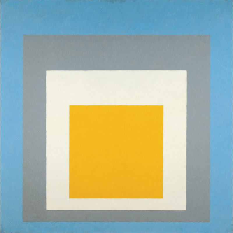 Josef Albers - Homage to the Square - Ascending, 1953, Oil on composition board, 110.3 × 110.3 cm (43 7:16 × 43 7:16 in.)