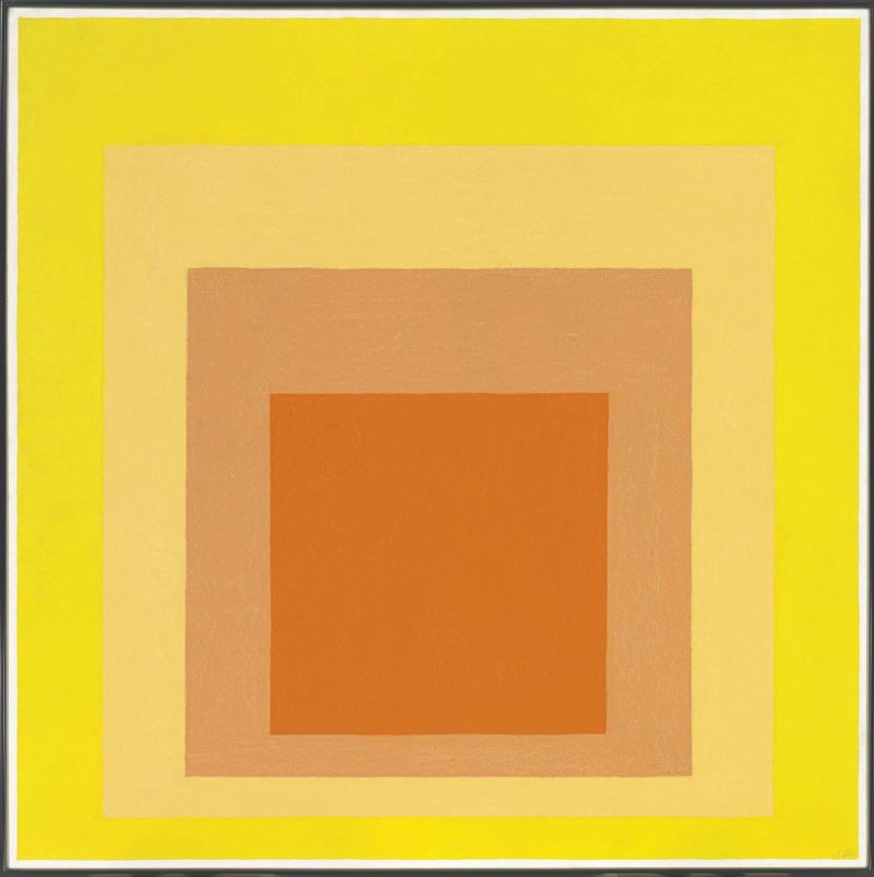 Josef Albers - Homage to the Square - Midsummer, 1963, 101.6 x 101.6 cm (40 x 40 in)
